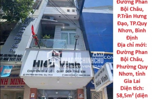 HOT HOT–CHÍNH CHỦ BÁN GẤP NHÀ MẶT TIỀN Đường Phan Bội Châu, P.Trần Hưng Đạo, TP.Quy Nhơn, Bình Định