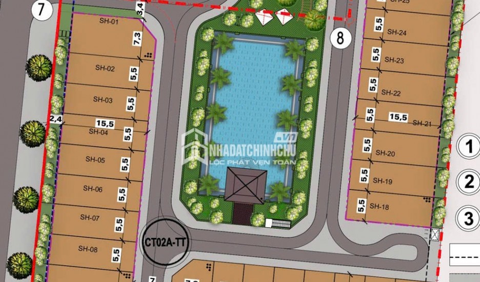 Bán SH SS Golden River I Ciputra I 96.24m²   5 Tầng 1 Hầm  Chỉ 488 Triệu/m²  Cạnh 3 Tòa Chung Cư.