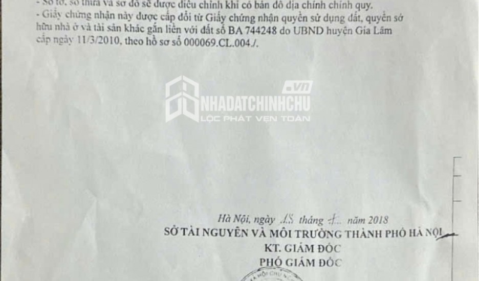 CHÍNH CHỦ CẦN BÁN NHÀ TẠI Đường Cầu Đuống, TT Yên Viên, Gia Lâm, Hà Nội (Xã Phù Đổng, Hà Nội mới)
