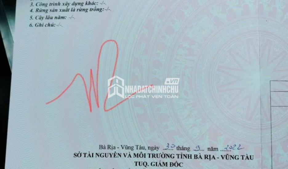 CHÍNH CHỦ HẠ GIÁ BÁN NHANH ĐẤT VÀNG Mặt Tiền Long Hương TRUNG TÂM TP. BÀ RỊA CŨ TIỀM NĂNG TĂNG GIÁ