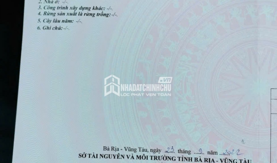 CHÍNH CHỦ HẠ GIÁ BÁN NHANH ĐẤT VÀNG Mặt Tiền Long Hương TRUNG TÂM TP. BÀ RỊA CŨ TIỀM NĂNG TĂNG GIÁ