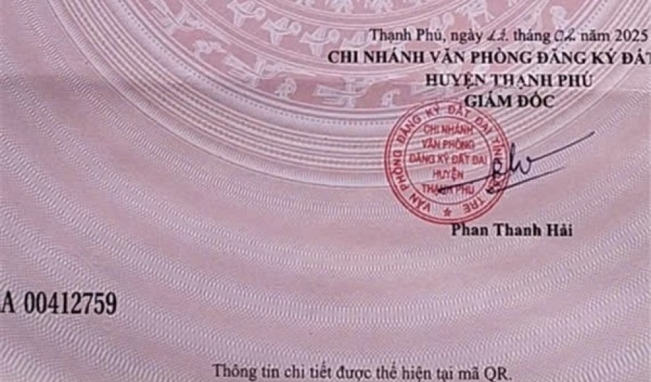 CHÍNH CHỦ CẦN BÁN ĐẤT TẶNG NHÀ ĐẸP TẠI Thạnh Hải, Thạnh Phú, Tỉnh Bến Tre