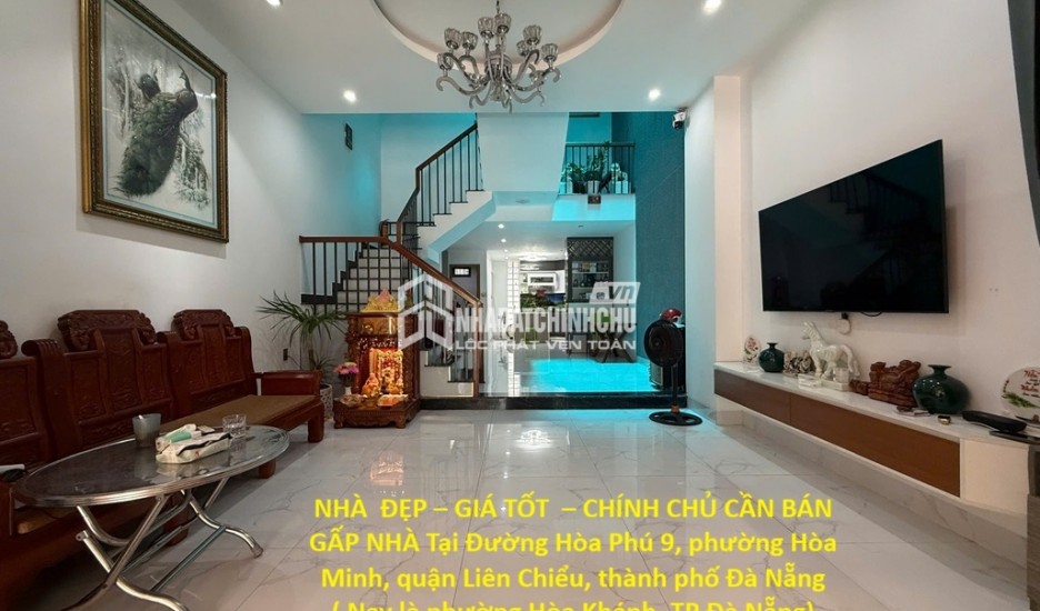 NHÀ  ĐẸP – GIÁ TỐT  – CHÍNH CHỦ CẦN BÁN GẤP NHÀ Tại phường Hòa Minh, quận Liên Chiểu, thành phố Đà Nẵng