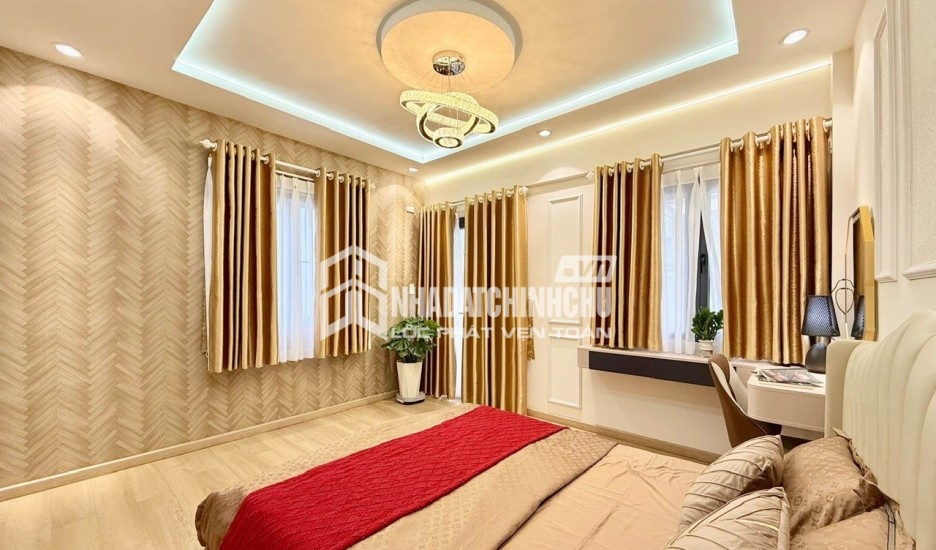 Xe hơi tới nhà - Ngang hơn 4m - 3 tầng 3 PN - full nội thất - 3PN - 6 tỷ 8