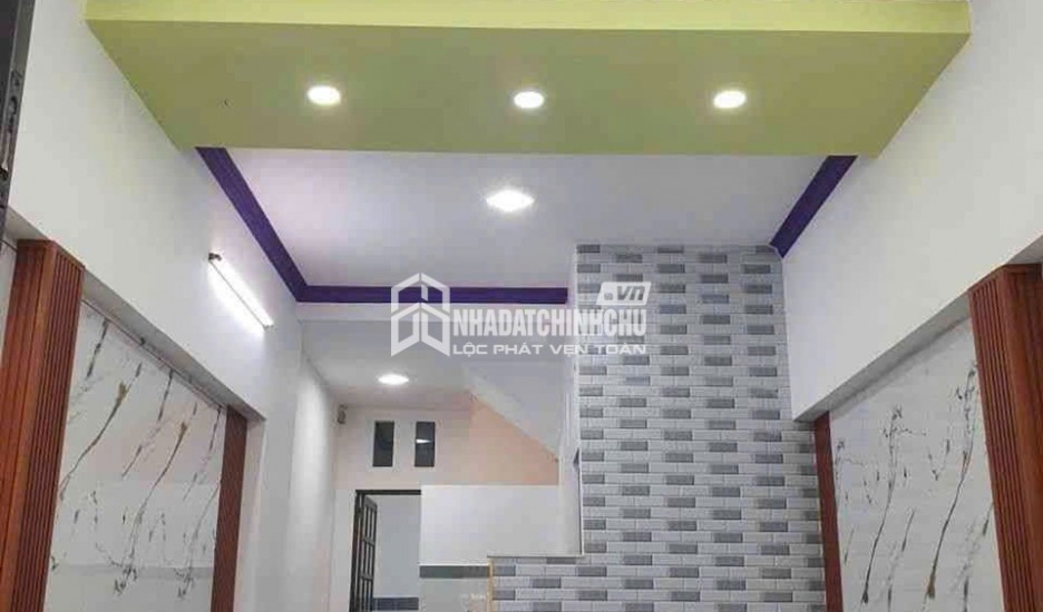 BÁN NHÀ HẺM XE HƠI - ÂU DƯƠNG LÂN QUẬN 8 - 54.4M2 NỞ HẬU - SỔ HOÀN CÔNG ĐỦ - GIÁ 6.38 TỶ