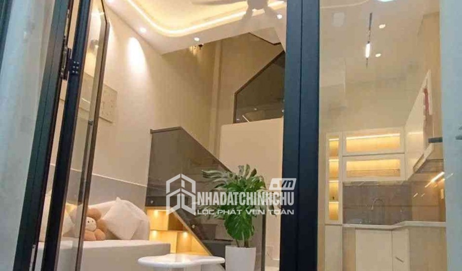 NHÀ ĐẸP MỚI XÂY,FULL NỘI THẤT, XEM LÀ MÊ 2 PN- 3 WC NHỈNH 4 TỶ