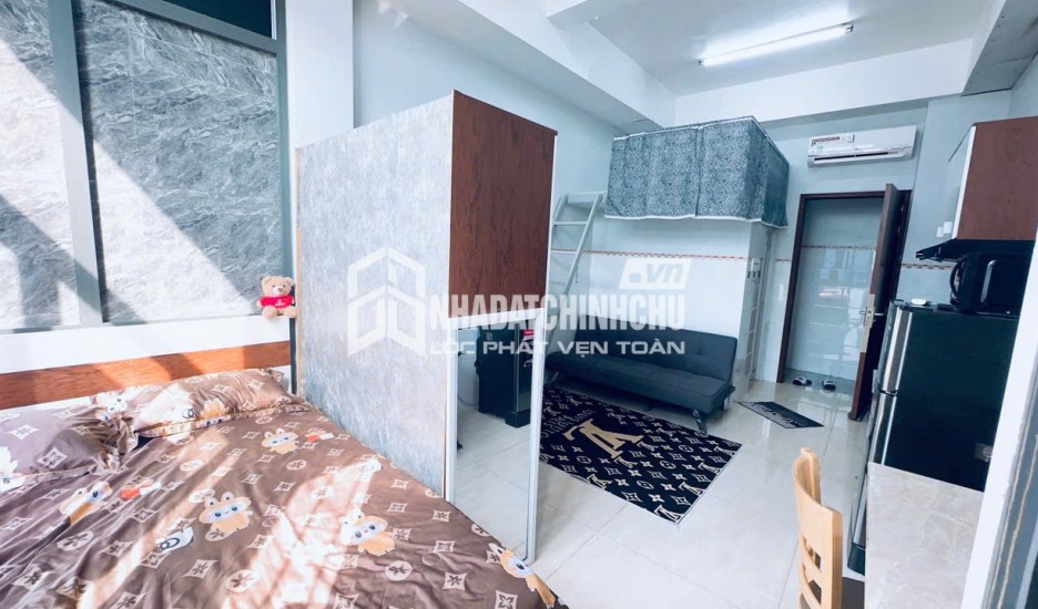 CHO THUÊ/PASS PHÒNG FULL NỘI THẤT CÓ GÁC – BAN CÔNG – THANG MÁY – ĐƯỜNG 3 THÁNG 2, QUẬN 10