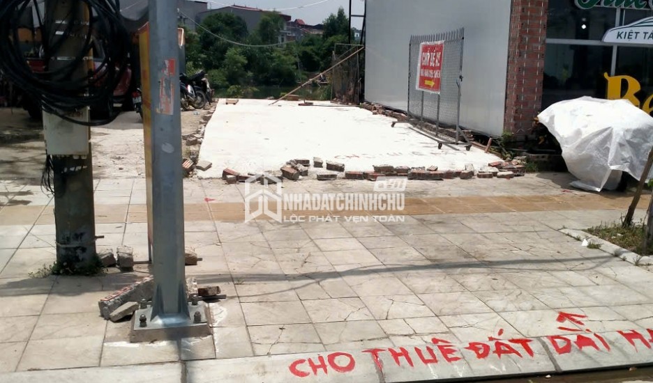 Cho thuê dài hạn lô đất mặt đường Tam Giang, Vân Dương, tp.Bắc Ninh, đường vào Cổng KCN Quế Võ 1 và Lãm Làng.