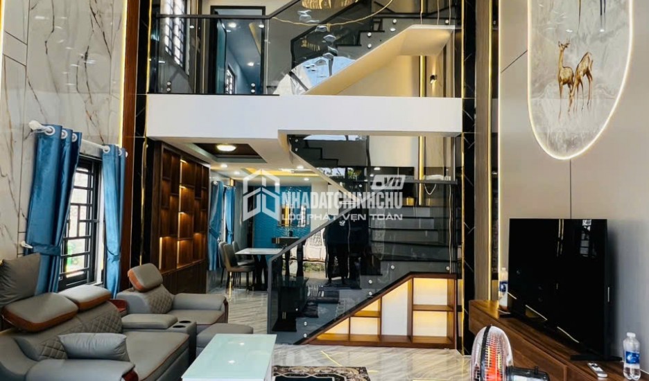 Nhà phố đẹp  4 Tầng, Tam Bình, 2MT  - Nhỉnh 5 tỷ – Đường 8m – Ôtô ngủ trước nhà