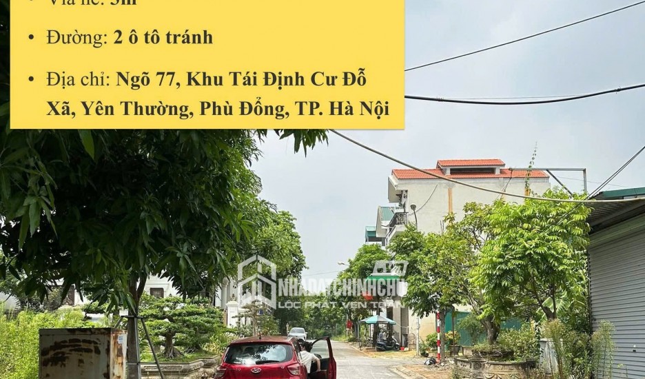 ĐẤT ĐẸP- GIÁ TỐT BÁN NHANH LÔ ĐẤT ĐẦU TƯ LÀ SINH LỜI TẠI Yên Thường Phù Đổng thành phố Hà Nội
