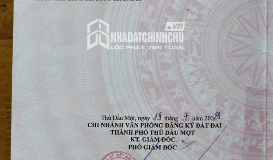 ĐẤT ĐẸP- GIÁ TỐT CHÍNH CHỦ BÁN NHANH LÔ ĐẤT ĐẦU TƯ SINH LỜI TẠI TP Thủ Dầu Một, tỉnh Bình Dương