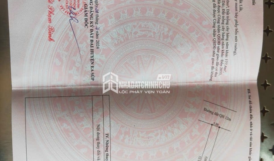 ĐẤT ĐẸP - GIÁ TỐT - CHÍNH CHỦ CẦN BÁN LÔ ĐẤT Xã Ia Rvê, Huyện Ea Súp, Đắk Lắk (Xã Ia Rvê, Đắk Lắk mới)