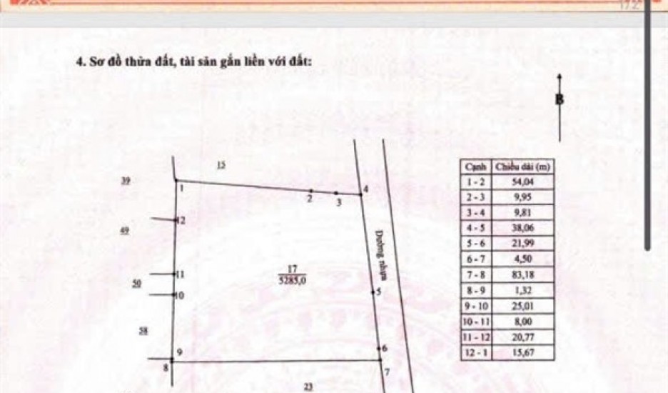 BÁN ĐẤT 5.285m² – Sẵn 1.000m² THỔ CƯ – VỊ TRÍ CHIẾN LƯỢC Kết Nối Sân Bay Long Thành - Cảng Cái Mép