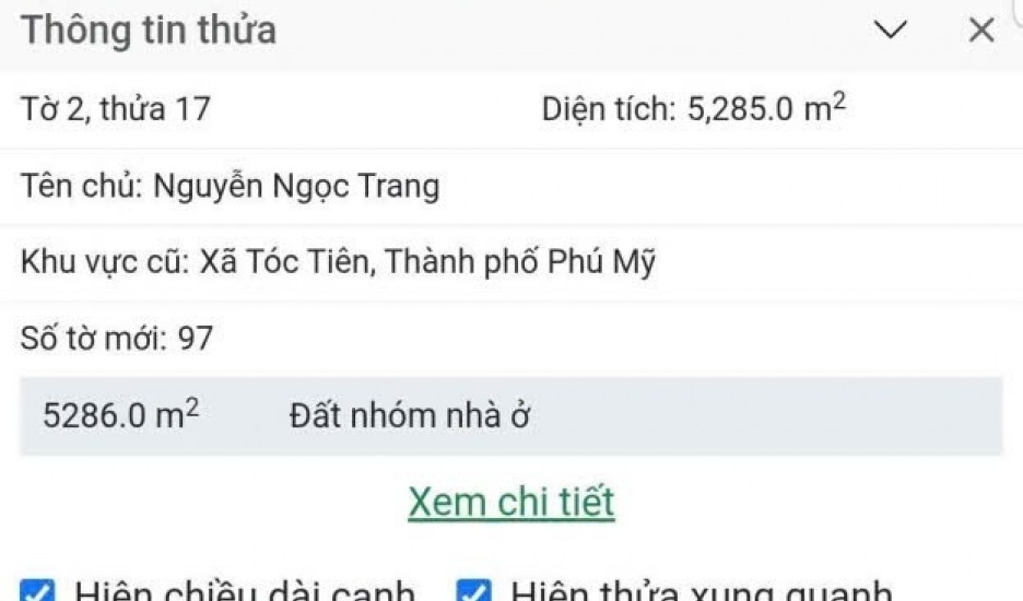 BÁN ĐẤT 5.285m² – Sẵn 1.000m² THỔ CƯ – VỊ TRÍ CHIẾN LƯỢC Kết Nối Sân Bay Long Thành - Cảng Cái Mép