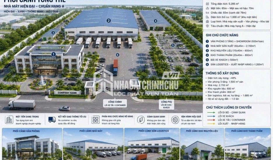 BÁN ĐẤT 5.285m² – Sẵn 1.000m² THỔ CƯ – VỊ TRÍ CHIẾN LƯỢC Kết Nối Sân Bay Long Thành - Cảng Cái Mép