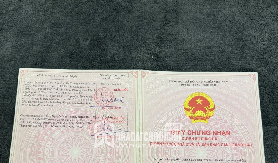 HOT HOT – CHÍNH CHỦ CẦN BÁN ĐẤT Đường Đồng Xoài, phường Hòa Minh, quận Liên Chiểu, TP. Đà Nẵng.