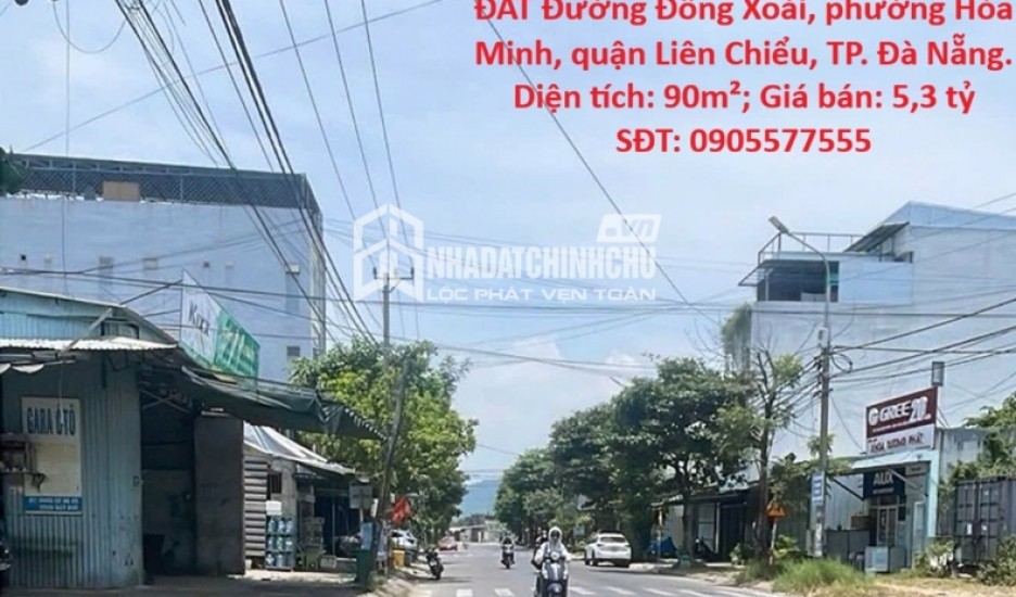 HOT HOT – CHÍNH CHỦ CẦN BÁN ĐẤT Đường Đồng Xoài, phường Hòa Minh, quận Liên Chiểu, TP. Đà Nẵng.