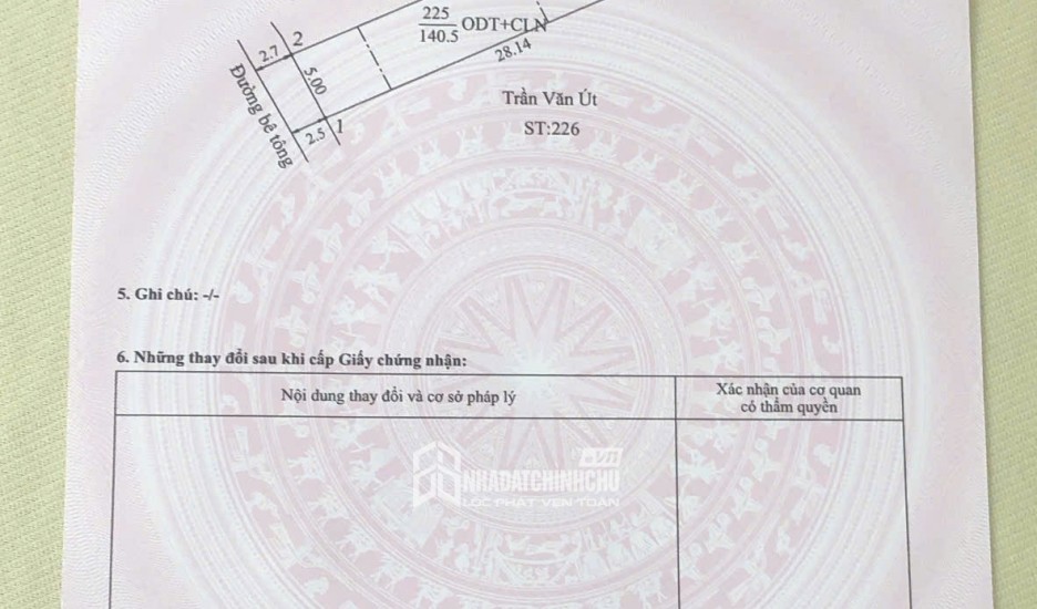 BÁN ĐẤT THỔ CƯ 2 MẶT TIỀN – GIÁ CHỈ 1,85 TỶ – PHƯỜNG PHÚ AN, TP. HỒ CHÍ MINH