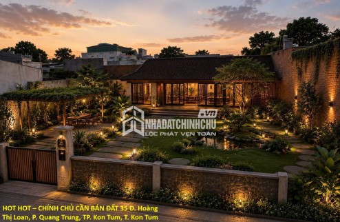 HOT HOT – CHÍNH CHỦ CẦN BÁN ĐẤT số 35 Đ. Hoàng Thị Loan, P. Quang Trung, TP. Kon Tum, T. Kon Tum