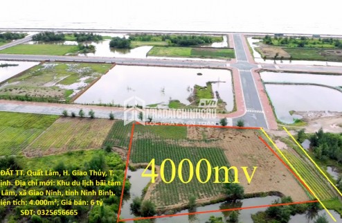 HOT HOT – CHÍNH CHỦ CẦN BÁN ĐẤT TT. Quất Lâm, H. Giao Thủy, T. Nam Định
