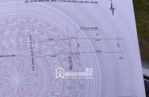 ĐẤT ĐẸP- GIÁ TỐT BÁN NHANH LÔ ĐẤT ĐẦU TƯ LÀ SINH LỜI MT Lê Duẩn