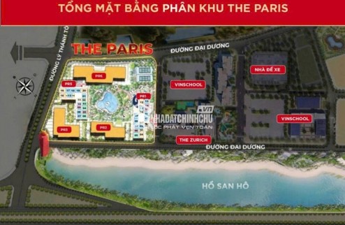 Chính chủ đăng bán căn hộ Paris – OCP1  Tòa PR5  Căn PR5.1309
