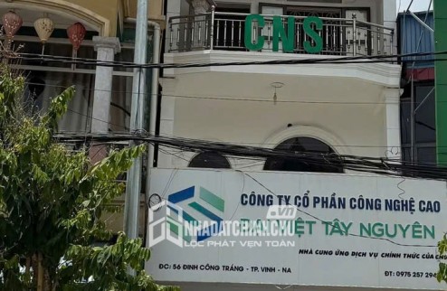 CHO THUÊ NHÀ 3 TẦNG MẶT TIỀN ĐƯỜNG ĐINH CÔNG TRÁNG – PHƯỜNG LÊ MAO, TP. VINH, NGHỆ AN