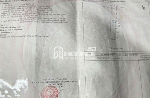 ĐẦU TƯ SINH LỜI - Chính Chủ Bán Lô Đất Xã An Phước, Long Thành, Đồng Nai
