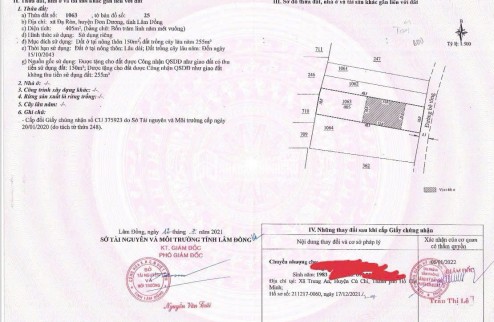CHÍNH CHỦ BÁN ĐẤT ĐẸP XÃ ĐA RÒN – LÂM ĐỒNG