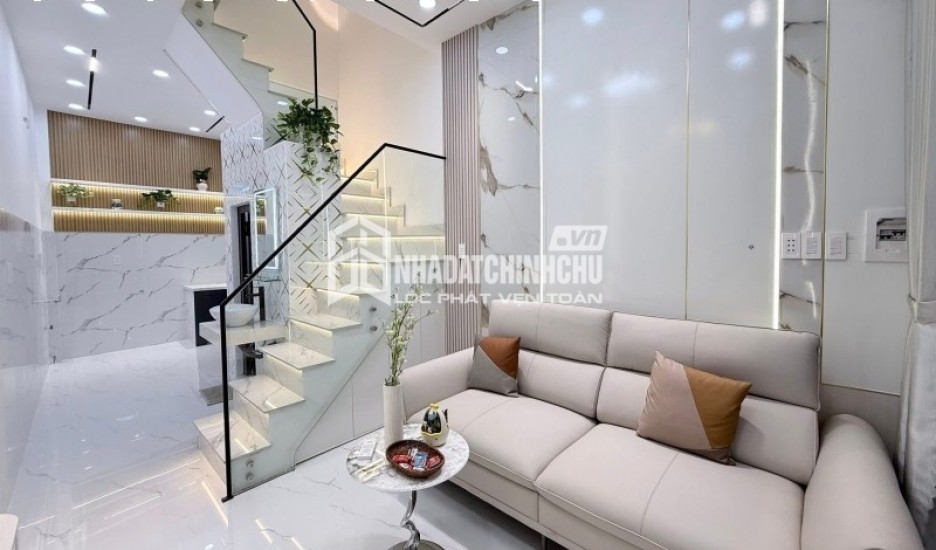 KHU LOTTE NGUYỄN VĂN LƯỢNG - SÁT HẺM XE TẢI - 24M - 2 TẦNG - 2PN - GIÁ CHỈ 3.99 TỶ
