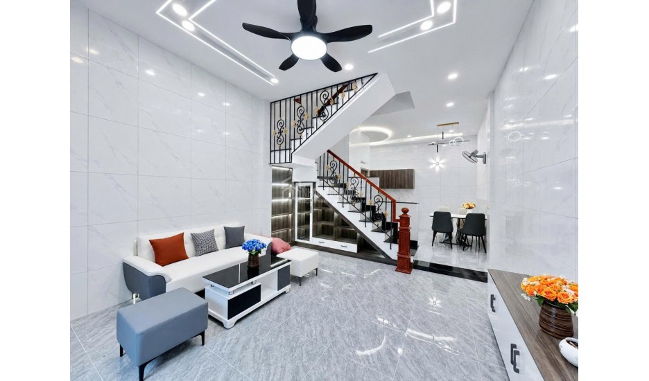 NHÀ 2 TẦNG – GẦN 60M² – NGANG GẦN 5M – HẺM Ô TÔ – 1 PHÚT HÀ HUY GIÁP – 5.X TỶ