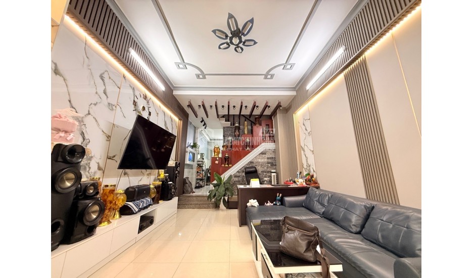 Bán nhá Phan Huy Ich GV 4 x 17 4 Tầng 7,6 tỷ