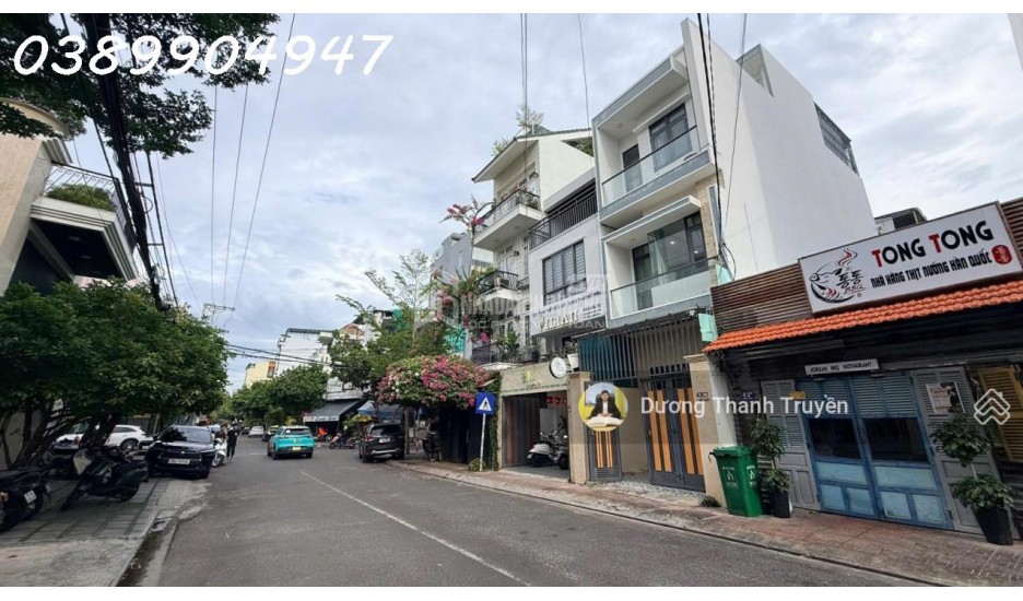 Bán nhà 3 tầng mặt tiền Lam Sơn trung tâm Bàn Cờ, cách biển 5 phút, dòng tiền 20tr/tháng, giá 9 tỷ