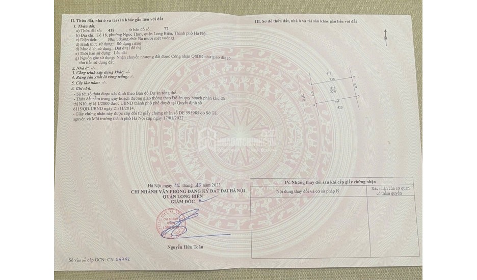 Nhà Ngọc Thụy 5 tầng 4.9 tỷ 30m gần ô tô, ngõ nông, sổ đỏ