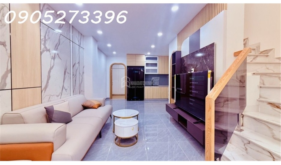 NHÀ ĐẸP – PHƯỜNG 10, GÒ VẤP –  Quang Trung – VIEW SÂN BAY CỰC THOÁNG  -  NHÀ MỚI Ở NGAY, FULL NỘI THẤT.