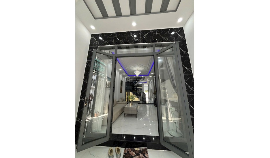 6TY 350 CHO NHÀ MỚI 2 TẦNG  HẺM XE  HƠI BÌNH THUẬN  HUỲNH TẤN PHÁT QUẬN 7 . DT : 104M2 - 4PN -  - SỔ HỒNG RÊNG