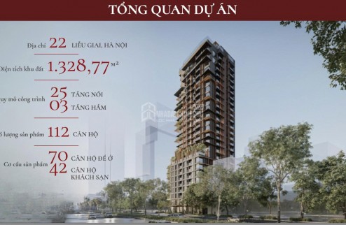THE LEGATUS 22 LIỄU GIAI – CĂN HỘ CAO CẤP GIỮA VÙNG LÕI BA ĐÌNH