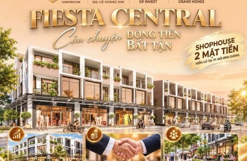 Nhà Phố Đại Lộ Lê Lợi Tp. Mới Bình Dương 2 Mặt Tiền - Gần 300m2 Sàn - Trả Trước  1.380 Tỉ Nhận Nhà
