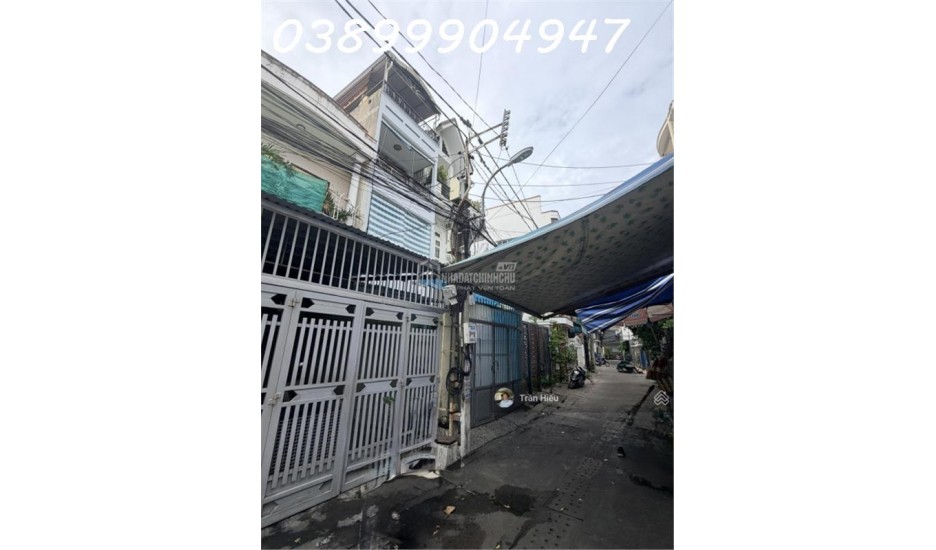 Chính chủ ở xa gửi bán nhà 3 tầng Khu Bàn Cờ TTTP Nha Trang - Hẻm thông ô tô vào tận sân nhà
