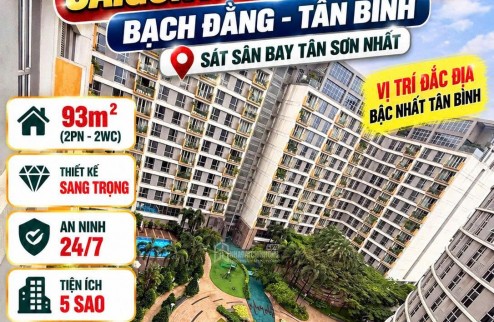 Bán căn hộ Saigon Airport Plaza 93m2, 2PN  , Sổ riêng 7.5tỷ